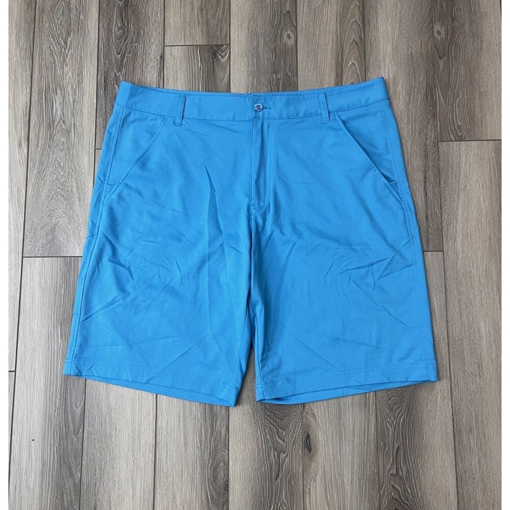 Fila Men's Blue Golf Shorts Size 38” Chino Casual Preppy Classic Pockets